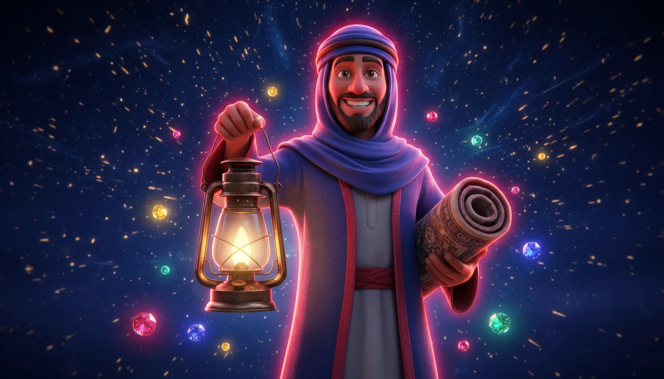 Bannière promotionnelle de Prince Ali Casino affichant un bonus de bienvenue généreux